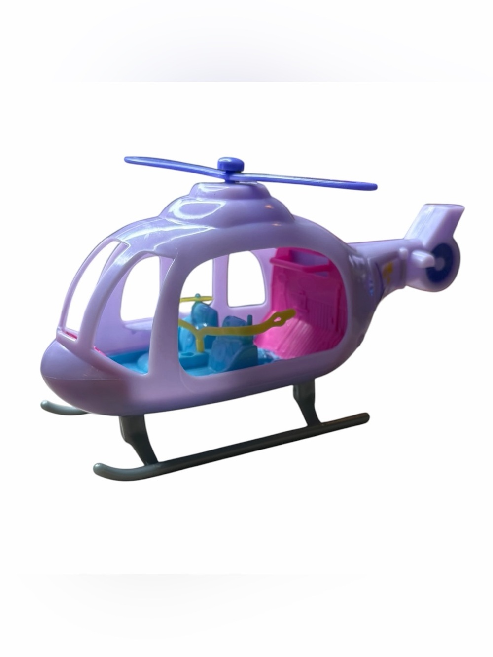 Polly Pocket Mattel Vacation Purple Helicopter